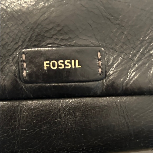 Fossil Black Leather Fold Wallet - Picture 7 of 7